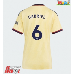 Arsenal Gabriel Magalhaes #6 Tercera Equipación Mujer 2026-27 Manga Corta